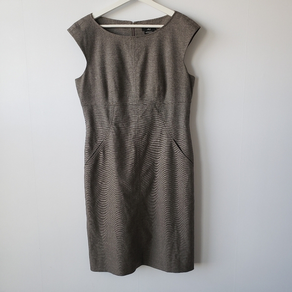 Tahari ASL womens dress size 6 sleeveless front pocket sheath - Picture 1 of 6